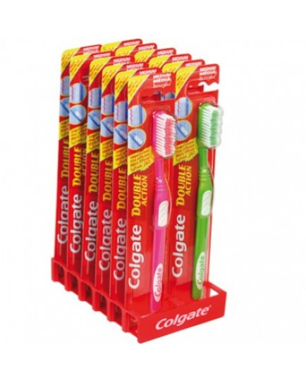 COLGATE DOUBLE ACTION TOOTH BRUSH - 12 CT.
