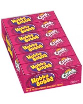 HUBBA BUBBA STRAWBERRY CRUSH BUBBLE GUM - 18 CT.