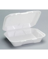 FOAM HINGED CARRYOUT CONTAINER LARGE 9" X 9" - 200 CT  