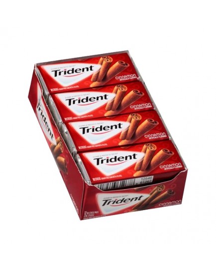 TRIDENT CINNAMON 14 STICKS - 12 CT.