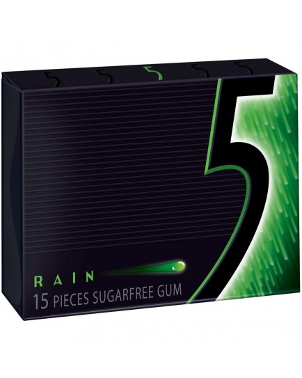 FIVE GUM RAIN SPEARMINT 12 STICKS - 10 CT.