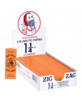 ZIG-ZAG ORANGE SLOW BURN 1 1/4 SIZE - 24 CT.